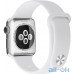 Ремінець UWatch Silicone Strap для Apple Watch 38/40 mm White — інтернет магазин All-Ok. фото 1