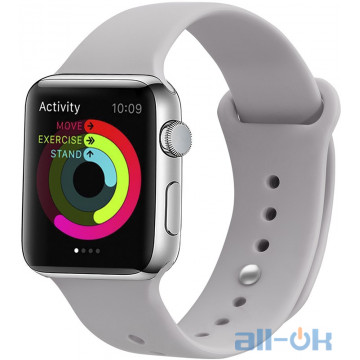 Ремінець UWatch Silicone Strap для Apple Watch 42/44 mm   Lavender