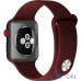 Ремінець UWatch Silicone Strap для Apple Watch 42/44 mm Wine Red — інтернет магазин All-Ok. фото 1