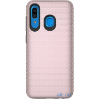 Чохол-накладка TOTO Triangle TPU+PC Case Samsung Galaxy A20/A30 Rose Gold
