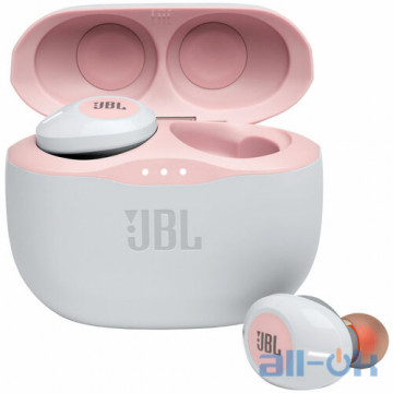 Навушники TWS ("повністю бездротові") JBL T125 TWS PINK JBLT125TWSPIN