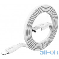 Кабель USB Baseus USB Cable to Lightning Tough 1m White (CALZY-B02)