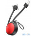 Кабель Micro USB/Lightning/USB Type-C Baseus Waterdrop 3 in 1 MicroUSB Plus Lightning Plus Type-C Scaling Cable 1.5A 1.5M Red (CAMLT-EP09) — інтернет магазин All-Ok. фото 1