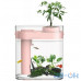 Акваріум з обладнанням: ландшафтним набором і квітковим горщиком Xiaomi HFJH Amphibian ECO-Aquarium Aquaponics Youth Edition Pink HF-JHYGZH002 — інтернет магазин All-Ok. фото 1
