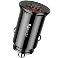 Автомобильное зарядное устройство Baseus USB Car Charger USB 3.0 Plus USB-C 30W Black (CCALL-YS01)