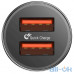 Автомобільний зарядний пристрій Baseus Small Screw Dual-USB Quick Charge Car Charger 36W Black (CAXLD-B01) — інтернет магазин All-Ok. фото 2