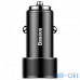Автомобільний зарядний пристрій Baseus Small Screw Dual-USB Quick Charge Car Charger 36W Black (CAXLD-B01) — інтернет магазин All-Ok. фото 3