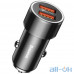 Автомобільний зарядний пристрій Baseus Small Screw Dual-USB Quick Charge Car Charger 36W Black (CAXLD-B01) — інтернет магазин All-Ok. фото 1