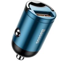 Автомобільний зарядний пристрій Baseus Tiny Star Mini QC3.0 Car 1USB 30W Blue (VCHX-A03)