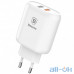 Мережевий зарядний пристрій Baseus Bojure Series Dual-USB Quick Charge Charger for EU 18W White (CCALL-AG02) — інтернет магазин All-Ok. фото 2