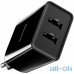 Мережевий зарядний пристрій Baseus TC-012 Speed Mini Dual U Charger Black with Lightning Cable (CCFS-R01) — інтернет магазин All-Ok. фото 4