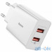 Мережевий зарядний пристрій Baseus Speed Mini Dual U QC 18W White (CCFS-V02) — інтернет магазин All-Ok. фото 1