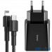 Мережевий зарядний пристрій Baseus Speed Mini PD Single Type-C Quick Charger 18W Black with Lightning Cable (CCFS-X01) — інтернет магазин All-Ok. фото 4