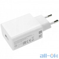 Мережевий зарядний пристрій Xiaomi Mi Adaptor QC3.0 18W White (MDY-10-EF)