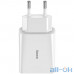 Мережевий зарядний пристрій Baseus Speed Mini PD Single Type-C Quick Charger 18W EU White (CCFS-X02) — інтернет магазин All-Ok. фото 3