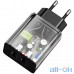 Мережевий зарядний пристрій Baseus Speed Mini Dual U Charger 10.5W (With Mini Cable IP) Black (TZCCFS-R01) — інтернет магазин All-Ok. фото 1