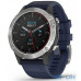 Смарт-годинник Garmin Quatix 6 Gray with Captain Blue Band (010-02158-90/010-02158-91) UA UCRF — інтернет магазин All-Ok. фото 2