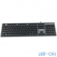 Клавіатура Meetion USB Standard Chocolate Ultrathin Keyboard K841 |RU/EN раскладки| (Black)