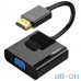 Адаптер Baseus HD Converter (HD4K to VGA) Black (CAHUB-BH01) — інтернет магазин All-Ok. фото 1
