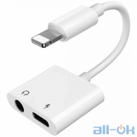 Перехідник Joyroom Ben S-Y104 Lightning to 3.5mm White (RL064915)