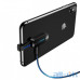 Перехідник USAMS Lightning to 3.5mm+Lightning Adapter With LED Light US-SJ358 AU10 Black — інтернет магазин All-Ok. фото 2