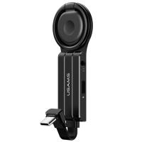 Перехідник USAMS Type-C to 3.5mm+Type-C Ring Holder Adapter US-SJ359 AU11 (Black)