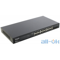 Комутатор керований 2-го уровня TP-Link T1600G-28PS UA UCRF