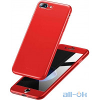 Чохол накладка Baseus Fully Protection Case для iPhone 7 Plus/8 Plus Red (WIAPIPH8P-BA09)