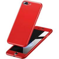 Чохол накладка Baseus Fully Protection Case для iPhone 7 Plus/8 Plus Red (WIAPIPH8P-BA09)