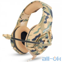 Навушники з мікрофоном ONIKUMA Gaming K1-B (Camouflage-Yellow)