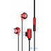 Навушники USAMS Type-C Metal Earphone with Charging Port EP-33 (US-SJ296) (Red) — інтернет магазин All-Ok. фото 1