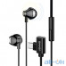 Навушники USAMS Type-C Metal Earphone with Charging Port EP-33 (US-SJ296) (Black) — інтернет магазин All-Ok. фото 2