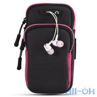 Чохол для смартфона спортивний BeCover 6.5" BC0011 Black/Pink (705345)