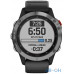 Смарт-годинник Garmin Fenix 6 Solar Silver with black band (010-02410-00) — інтернет магазин All-Ok. фото 3