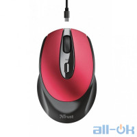 Миша Trust Zaya Rechargeable WL Red (24019)  UA UCRF