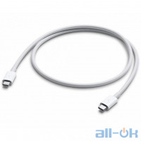 Кабель USB USB-C Apple Thunderbolt 3 USB-C 0.8m (MQ4H2)