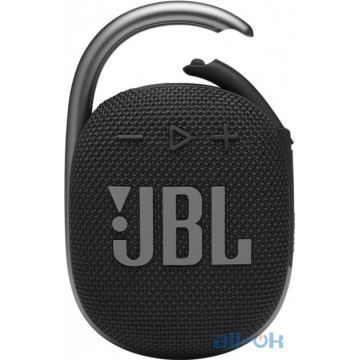 Портативна колонка  JBL Clip 4 Black  JBLCLIP4BLK
