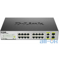 Комутатор некерований D-Link DES-1018P UA UCRF