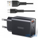 Мережевий зарядний пристрій Joyroom L-QP183 USB+PD 18W + Type-C Cable Black UA UCRF — інтернет магазин All-Ok. фото 2