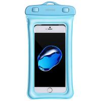 Универсальный водонепроницаемый чехол для смартфона USAMS YD007 6'' Waterproof Bag Blue