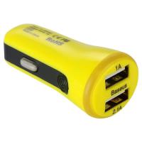 Автомобільний зарядний пристрій Baseus Tiny Yellow