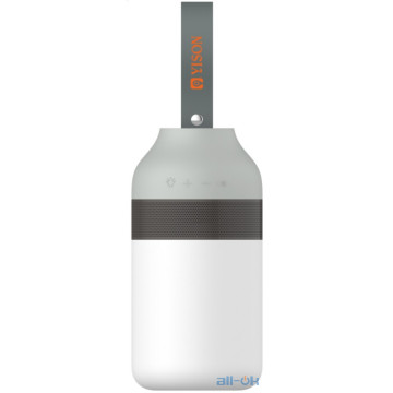 Портативна акустика YISON TWS LED Night Light WS-3 Grey