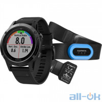 Спортивний годинник Garmin Fenix 5 Sapphire HRM-Tri Bundle (010-01688-31)