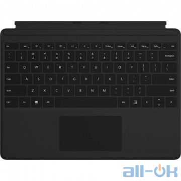 Чохол-клавіатура для планшета Microsoft Surface Pro X Keyboard Black (QJW-00001)