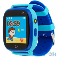 Дитячий розумний годинник AmiGo GO001 iP67 Blue UA UCRF
