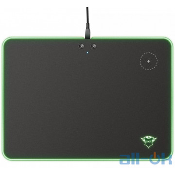 Килимок для миші Trust GXT 750 Qlide RGB Gaming Mouse Pad with wireless charging (23184)