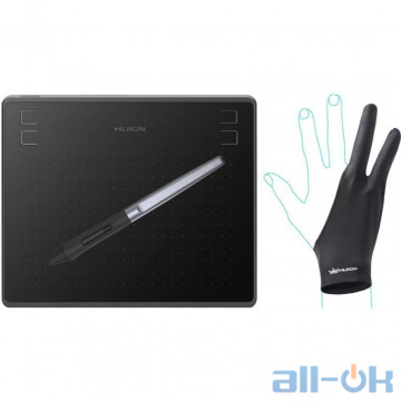 Графічний планшет Huion HS64 + перчатка