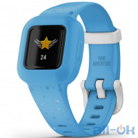 Дитячий фітнес-браслет Garmin Vivofit Jr 3 Blue Stars (010-02441-02) 