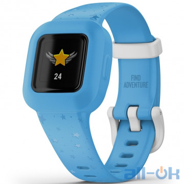 Дитячий фітнес-браслет Garmin Vivofit Jr 3 Blue Stars (010-02441-02) UA UCRF
