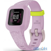 Дитячий фітнес-браслет Garmin Vivofit Jr 3 Lilac Floral (010-02441-01) 